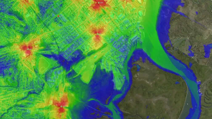 National Coverage Model showing 5G signal in Cairns