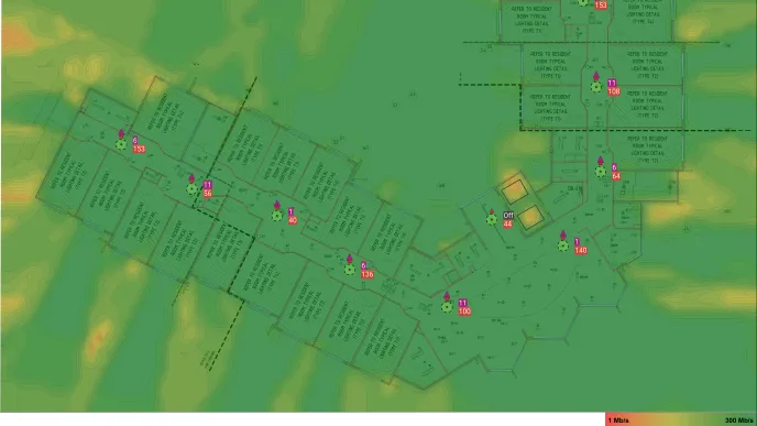 Enterprise WiFi design of aged care facility