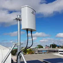 MIMO antenna on rooftop