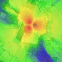 4G propagation from sectorised cell tower in rural area