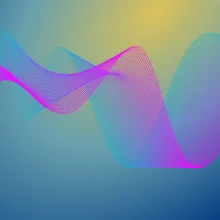 abstract representation of modulation signal wave