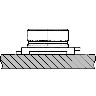 PCB surface mounted RF connector