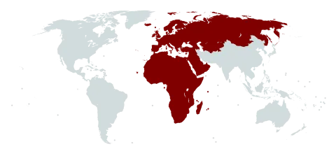ITU Region-1 map outline