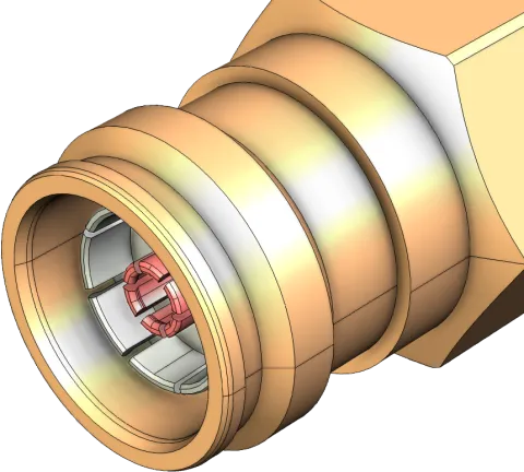 4.3-10 female socket RF connector