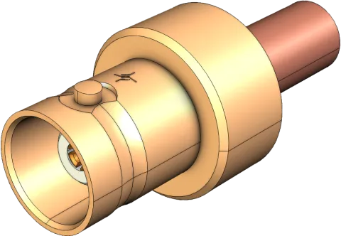 BNC female coaxial RF connector jack