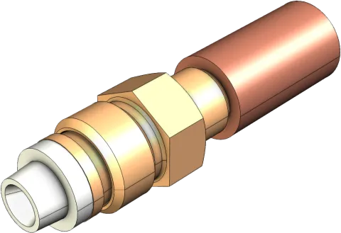 FME Female connector closeup