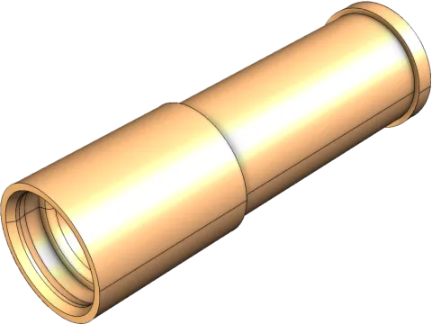 MMCX Female coaxial connector closeup