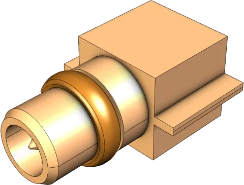 MMCX Male rf connector closeup