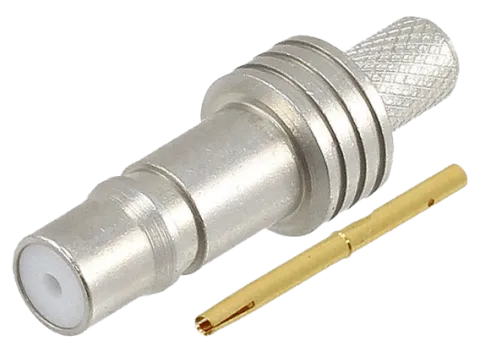 QMA female RF connector coaxial socket