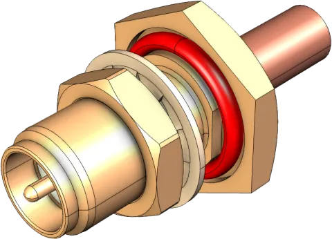 Reverse Polarity SMA Female socket body type