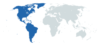 ITU The Americas region outline