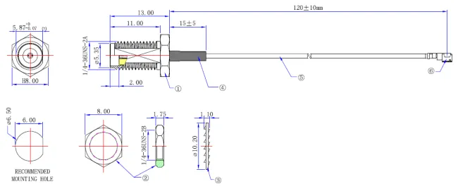 CA081-MH4SA2BRM-012 CAD Drawing