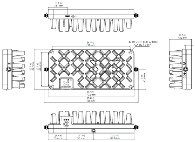 CEL-FI ROAM R41 CAD DRAWING