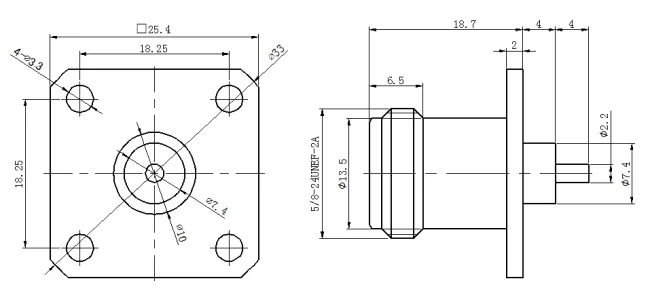 N2-RP-4F CAD Drawing