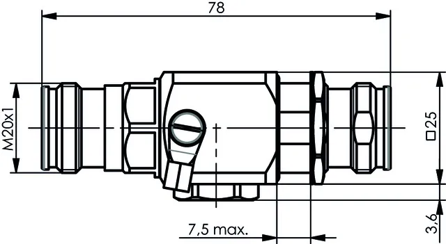 Telegartner 100025373 CAD Drawing