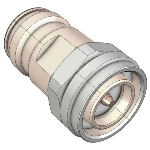 4.3-10 series RF adapter 3D view