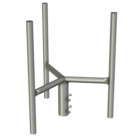 GC76 3-Sector Headframe galvanised steel