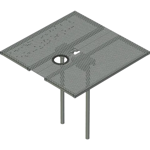 AP-TM-AIS Aluminium Isolation Screen for winch up mast
