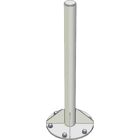 AP-WUPM-HF1 single tube headframe spigot for winch-up masts