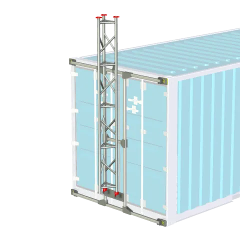 AL340 container mounted lattice section