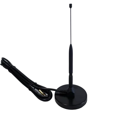 Wideband 3G 4G mobile antenna magnetic 700 to 2700 MHz