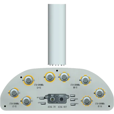 T0004L3R011 dual beam 2x2 mimo sector antenna integrated rcu