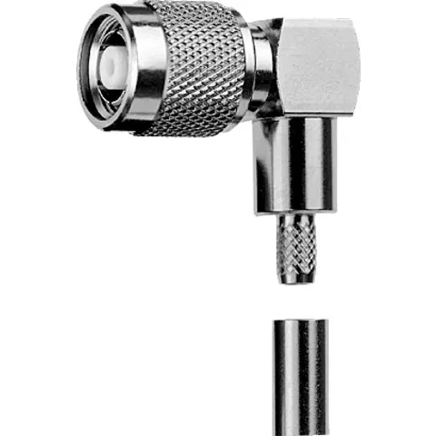 Telegartner RP-TNC Angle Plug G1 (RG-58C/U) crimp/crimp - Main Image