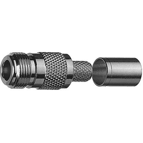 Telegartner N Straight Jack Crimp G37 (9913 Belden) crimp/crimp - Main Image