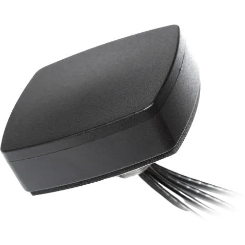 2J Phoenix 4G-5G Ultraband MIMO + Dual-Band WiFi-6E + GNSS 4-Port Combo Stud Antenna, 617 to 7125 MHz (3m cable) - Main Image