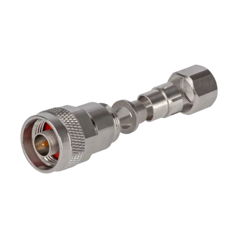 Powertec Connector N Male for LMR400 with Hex Nut - Main Image