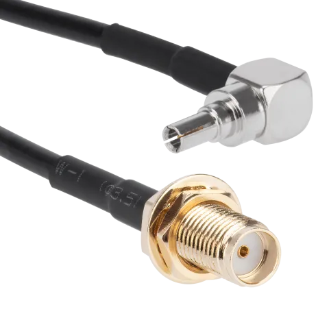 PTL-100 Patch Cable CRC9 to SMA Female 18cm - Main Image