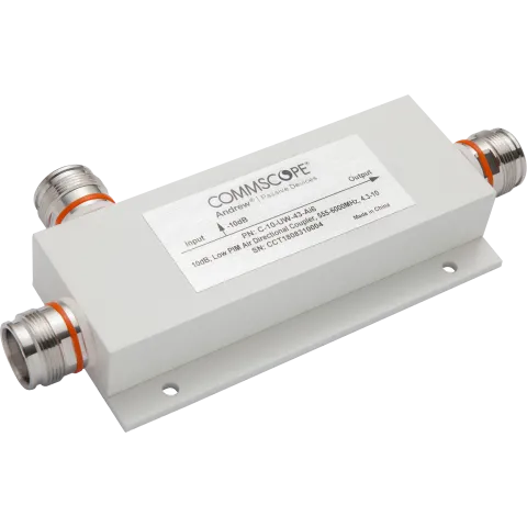 CommScope Directional Coupler, 10 dB, 555-6000 MHz, 4.3-10 Female, -165 dBc - Main Image