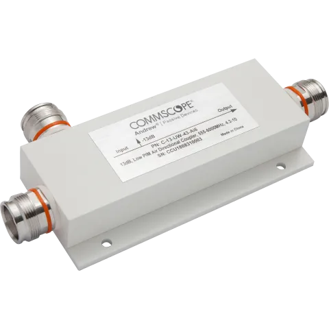 CommScope Directional Coupler, 13 dB, 555-6000 MHz, 4.3-10 Female, -165 dBc - Main Image