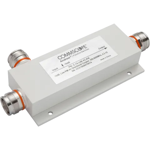CommScope Directional Coupler, 15 dB, 555-6000 MHz, 4.3-10 Female, -165 dBc - Main Image