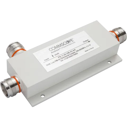 CommScope Directional Coupler, 20 dB, 555-6000 MHz, 4.3-10 Female, -165 dBc - Main Image