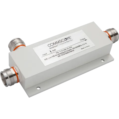 CommScope Directional Coupler, 8 dB, 555-6000 MHz, 4.3-10 Female, -165 dBc - Main Image
