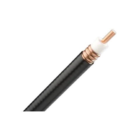 CommScope AVA5-50FX, HELIAX(r) Andrew Virtual Air(tm) Coaxial Cable, corrugated copper, 7/8 in, black PE jacket - 100m - Main Image