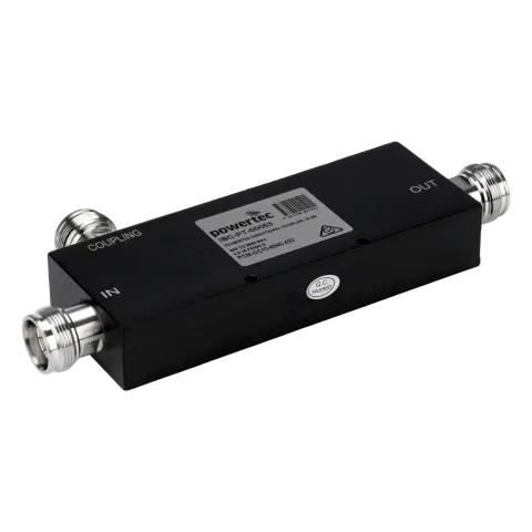 Powertec RF Directional Coupler, 10 dB, 698 to 3800 MHz, 4.3-10 Female, -155 dBc - Main Image