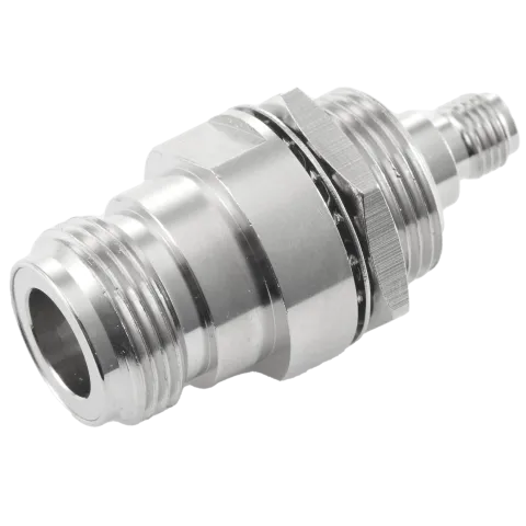 RF Adapter, N Female to SMA Female Bulkhead - Main Image