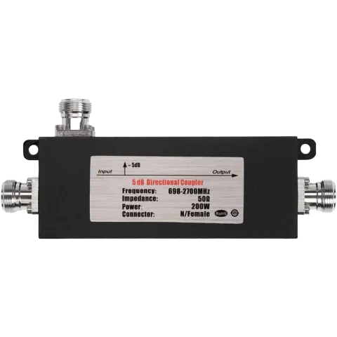 Powertec 6dB Directional Coupler (Air Dielectric) 698-2700MHz N Female - Main Image