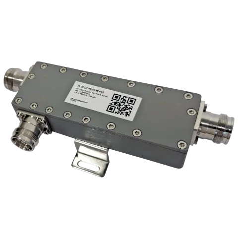 Powertec RF Directional Coupler, 8 dB, 698 to 3800 MHz, 4.3-10 Female, -155 dBc - Main Image