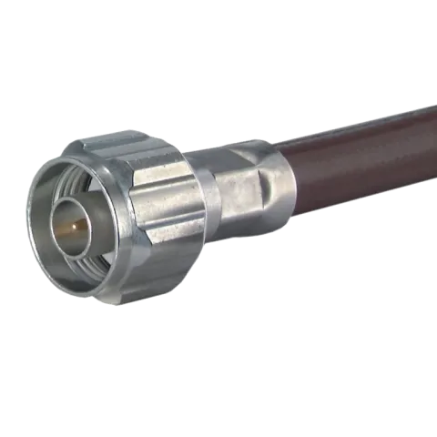 Huber+Suhner RF Coaxial Connector, N Plug, Enviroflex 393, RG225/U, RG393/U - Main Image