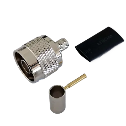 N Male Connector for L-240 Coaxial Cable - Main Image