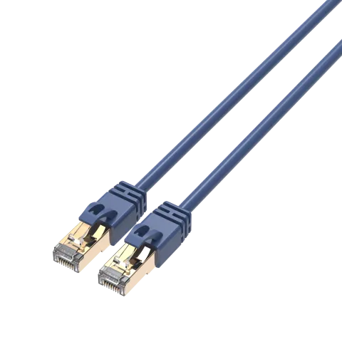 Powertec CAT6A Indoor Network Cable, 5m Blue - Main Image