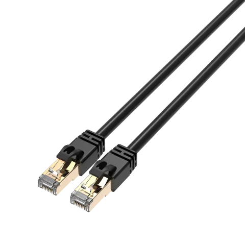 Powertec CAT6A Outdoor Network Cable, 10m Black - Main Image