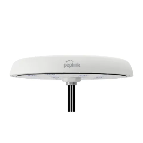 Peplink Mobility 82G Antenna , 8xLTE/5G, 2 x Wi-Fi, 1xGPS, 600-6000MHz, IP67, QMA, White, 6.5ft / 2m - Main Image