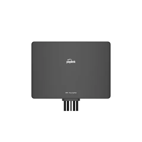 Peplink Slim 22G Antenna, Dual LTE/5G, Dual Wi-Fi, GPS, Black, 2m SMA Cables - Main Image