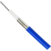 PSF-402 0.141" semi flexible coaxial cable with a blue jacket