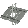 Isolation screen shown attached to tower