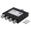 Powertec RF Power Divider, 4-Way, 698 to 3800 MHz, 4.3-10 Female, Wilkinson - View 1